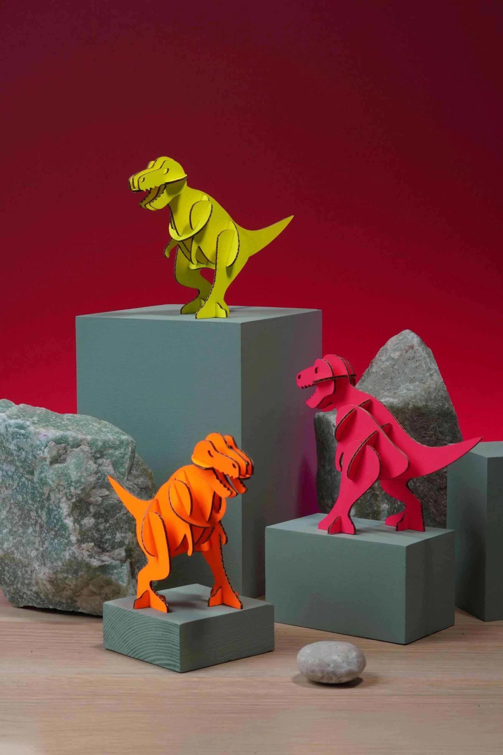 Tyrannosaurus - Kit en carton Assembli